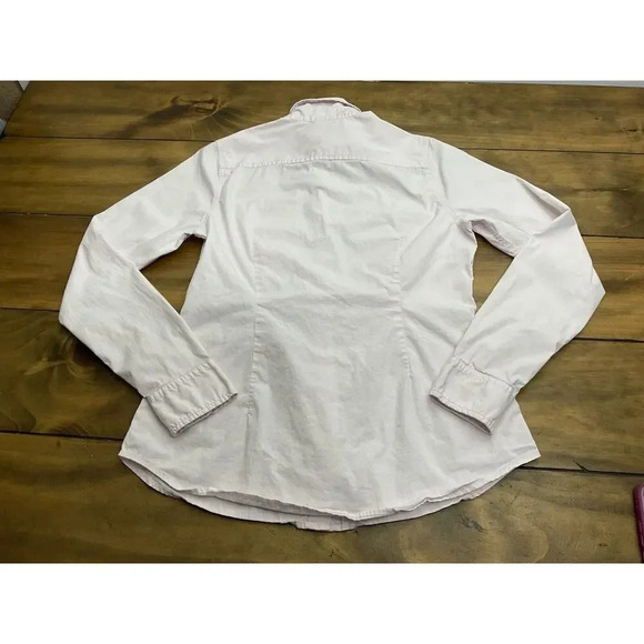 Carhartt For Woman Long Sleeve Button Down Shirt Light Pink Size Medium - Picture 8 of 8